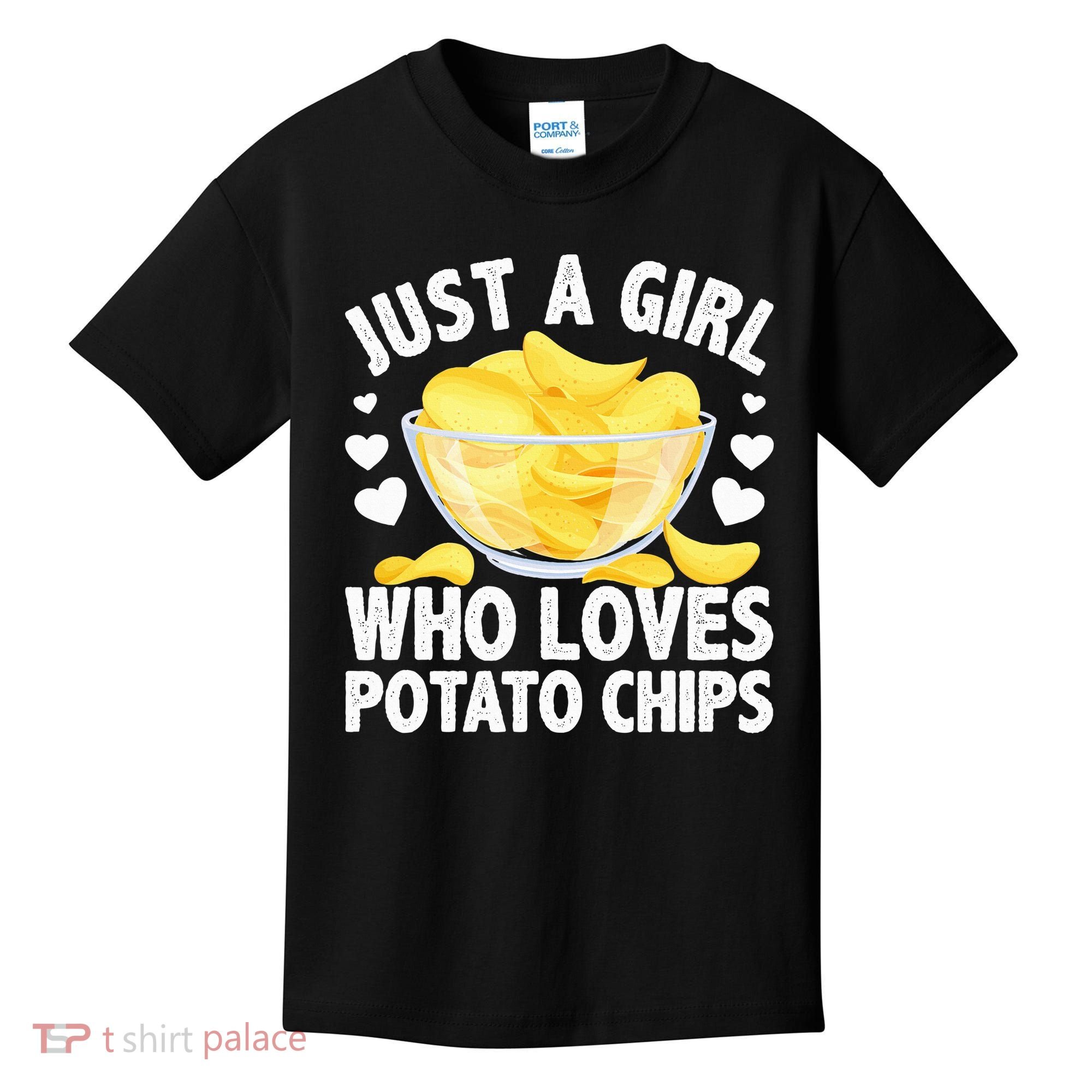 Cool Potato Chip Bag Chips Snack Food Kids T-Shirt