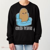 Couch Potato Cute Kawaii Funny Potato Costume Women's Sweatshirt thumb 0