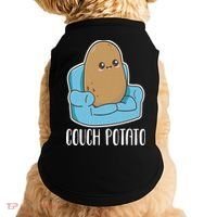 Couch Potato Cute Kawaii Funny Potato Costume Doggie Tank thumb 0