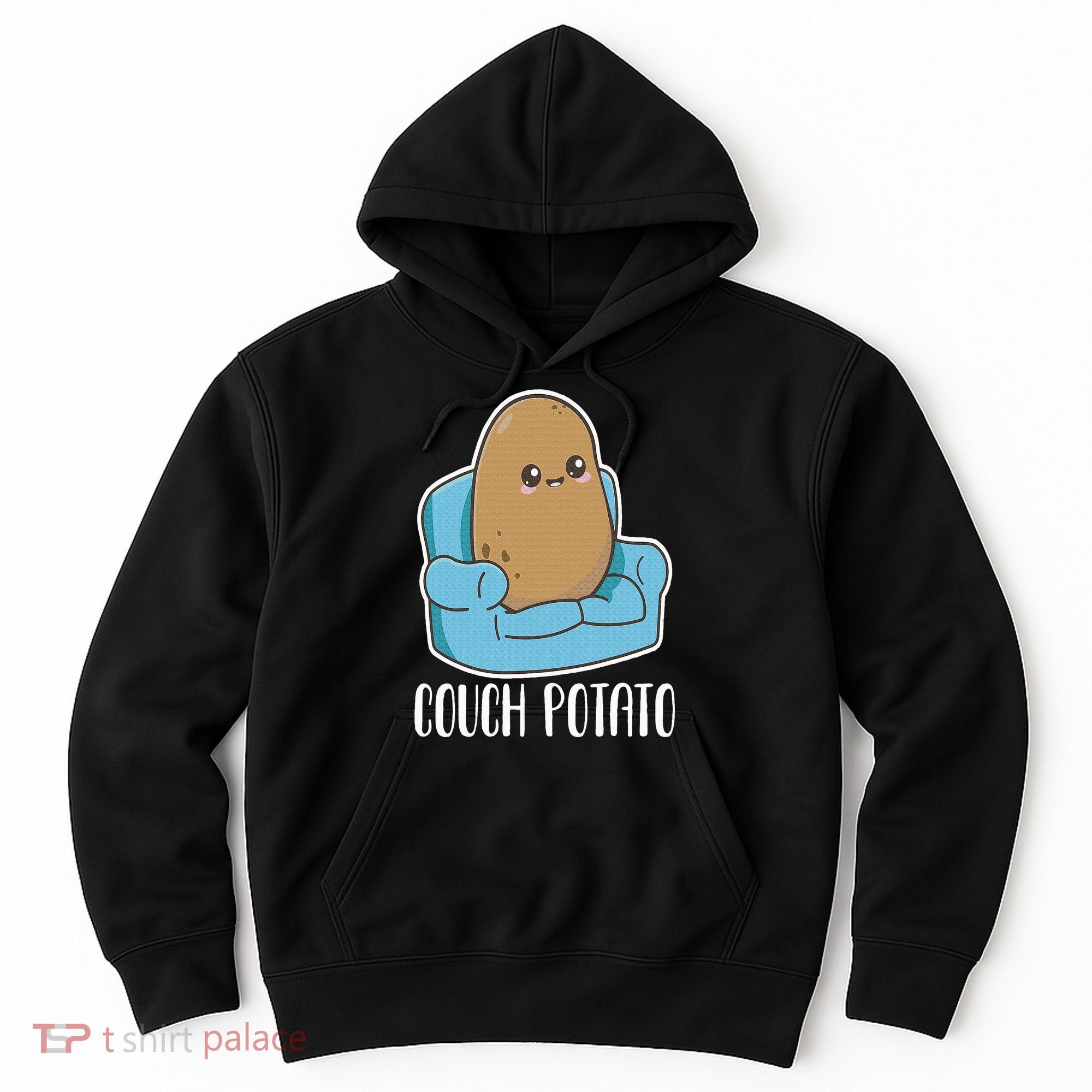 Couch Potato Cute Kawaii Funny Potato Costume Hoodie