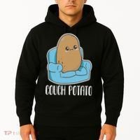 Couch Potato Cute Kawaii Funny Potato Costume Hoodie thumb 2