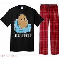 Couch Potato Cute Kawaii Funny Potato Costume Pajama Set thumb 0
