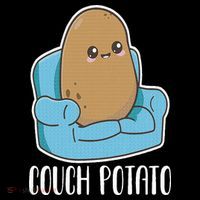 Couch Potato Cute Kawaii Funny Potato Costume Women's Hoodie thumb 2
