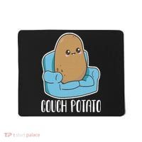 Couch Potato Cute Kawaii Funny Potato Costume Mousepad thumb 0