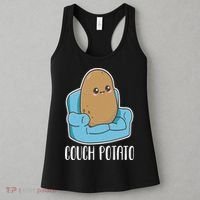 Couch Potato Cute Kawaii Funny Potato Costume Women's Tank Top thumb 3