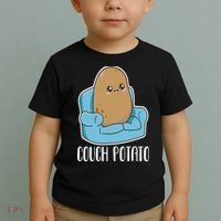 Couch Potato Cute Kawaii Funny Potato Costume Toddler T-Shirt thumb 2