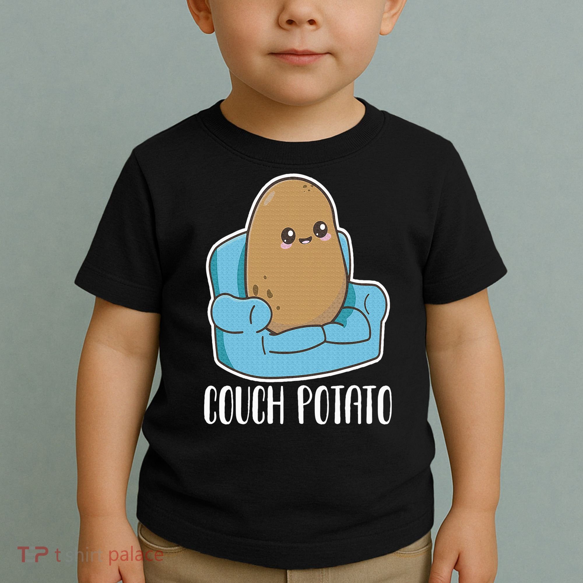 Couch Potato Cute Kawaii Funny Potato Costume Toddler T-Shirt