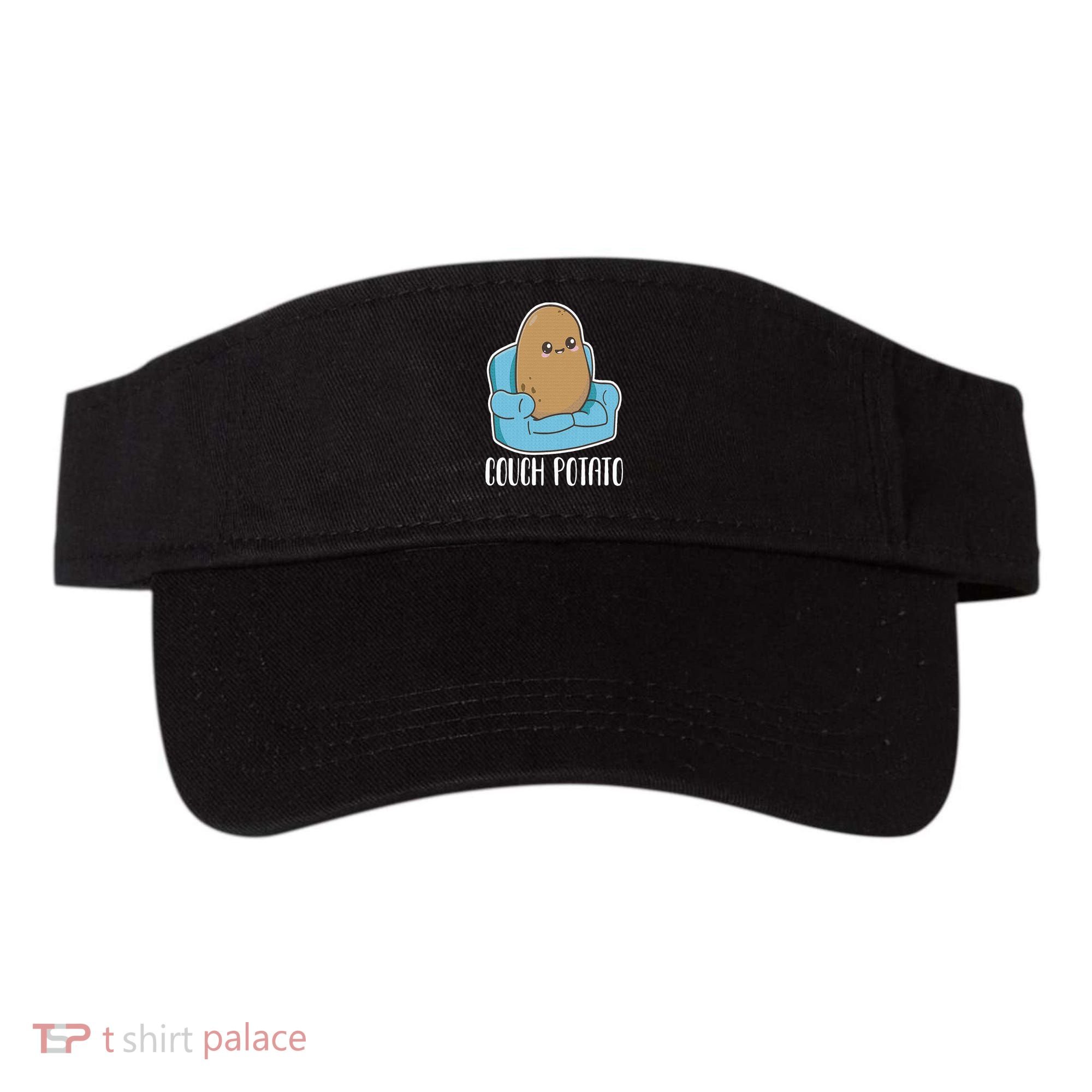 Couch Potato Cute Kawaii Funny Potato Costume Visor
