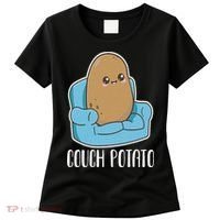 Couch Potato Cute Kawaii Funny Potato Costume Women's T-Shirt thumb 0