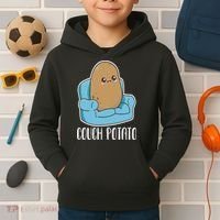 Couch Potato Cute Kawaii Funny Potato Costume Kids Hoodie thumb 2