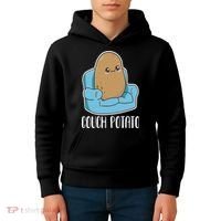 Couch Potato Cute Kawaii Funny Potato Costume Kids Hoodie thumb 4