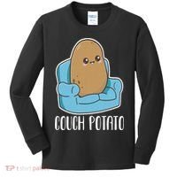 Couch Potato Cute Kawaii Funny Potato Costume Kids Long Sleeve Shirt thumb 0