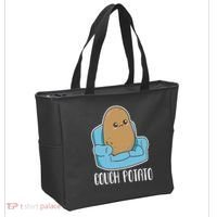 Couch Potato Cute Kawaii Funny Potato Costume Tote Bag thumb 2