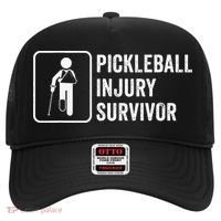 Cool Pickleball Coach With Saying Pickleball Injury Survivor Hat thumb 0