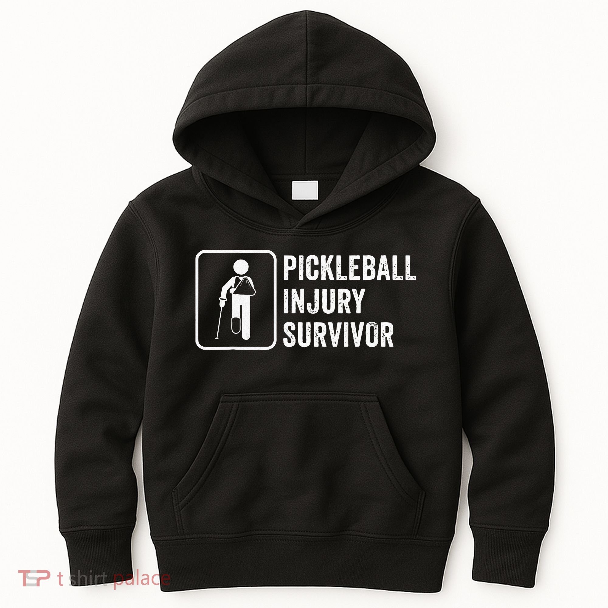 Cool Pickleball Coach With Saying Pickleball Injury Survivor Kids Hoodie