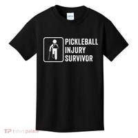 Cool Pickleball Coach With Saying Pickleball Injury Survivor Kids T-Shirt thumb 0