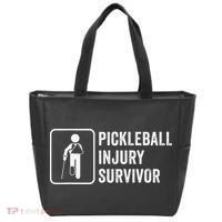 Cool Pickleball Coach With Saying Pickleball Injury Survivor Tote Bag thumb 0