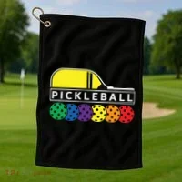 Classic Pickleball Golf Towel thumb 1