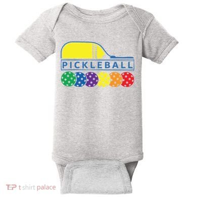 Classic Pickleball Baby Bodysuit