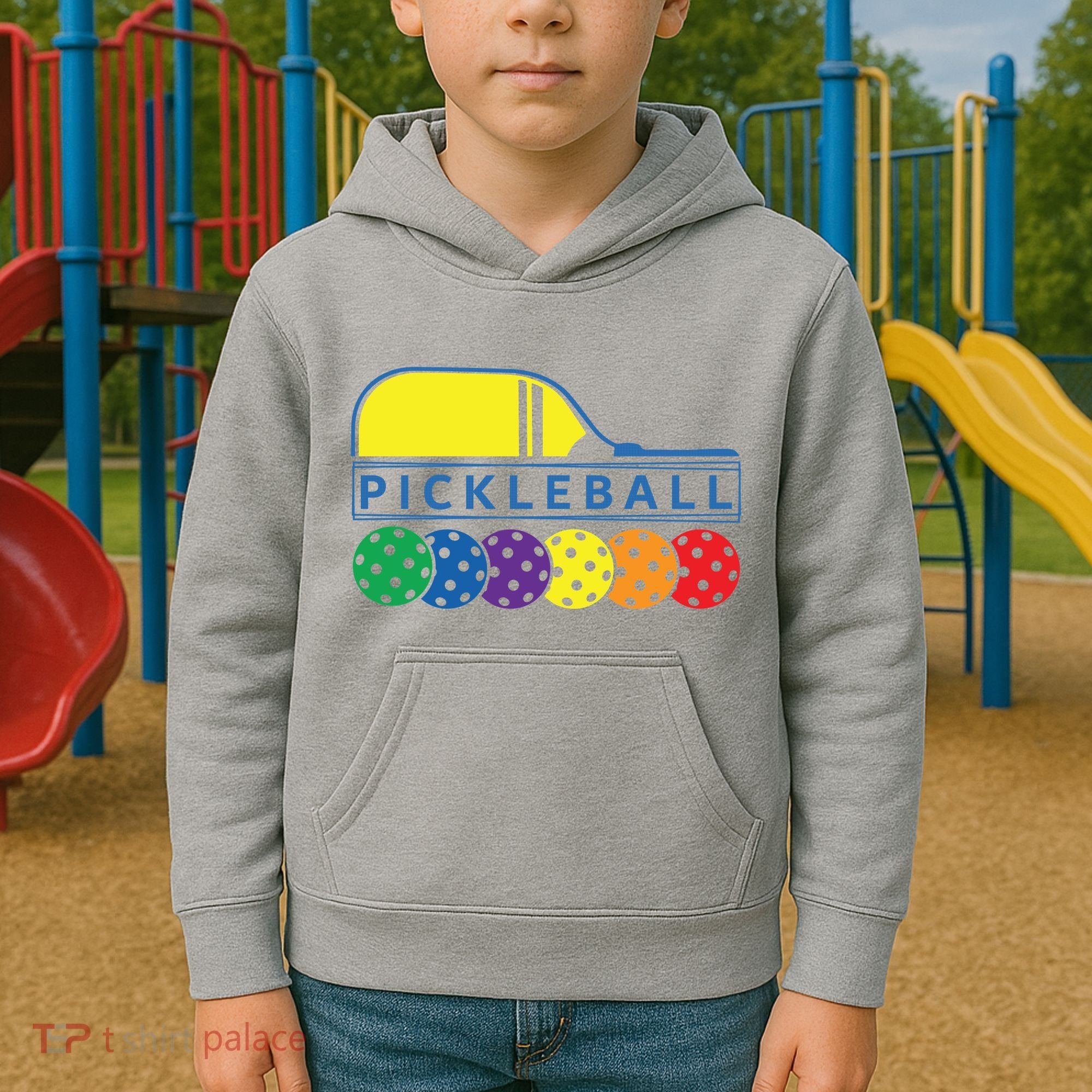 Classic Pickleball Kids Hoodie