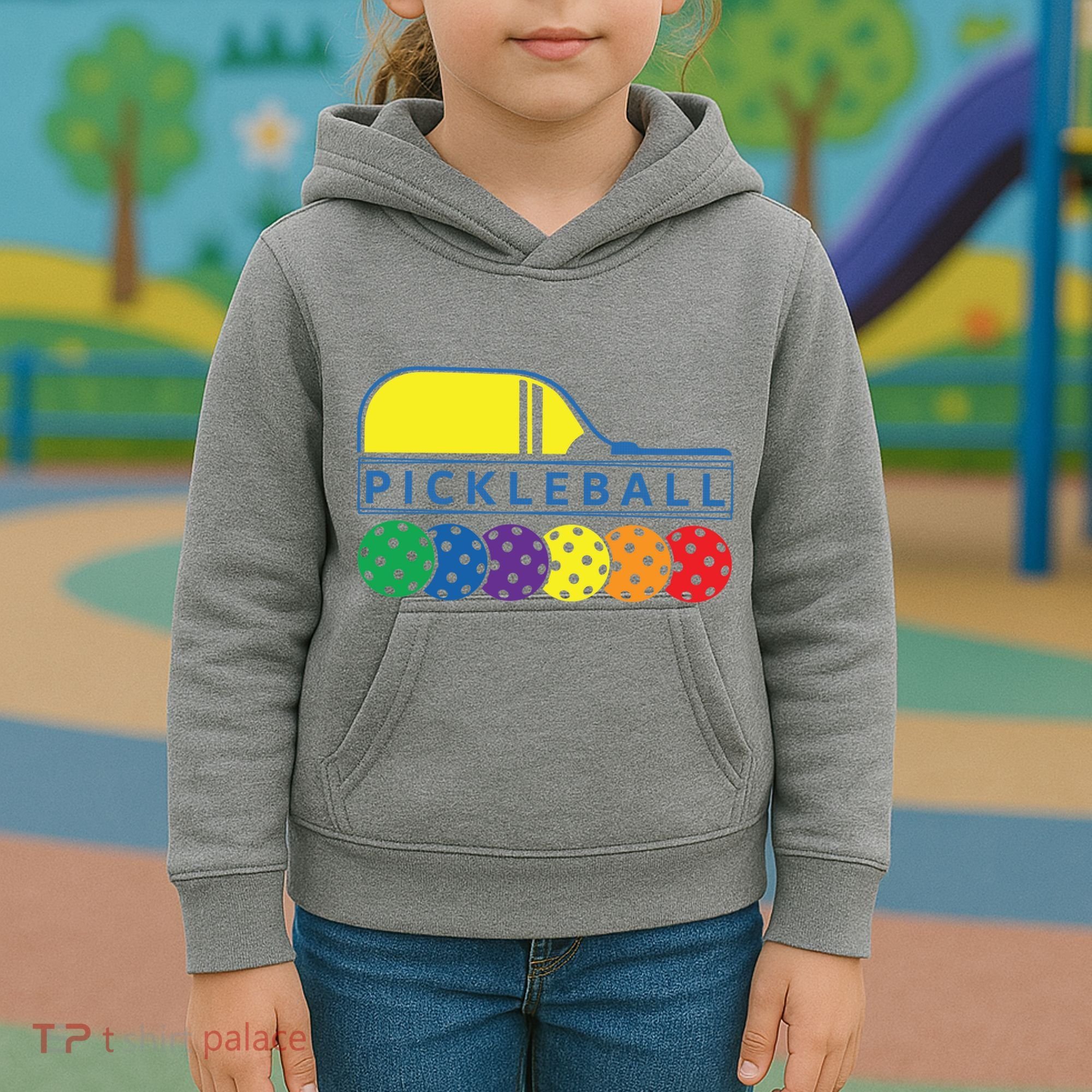 Classic Pickleball Kids Hoodie