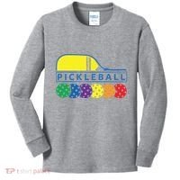 Classic Pickleball Kids Long Sleeve Shirt thumb 0