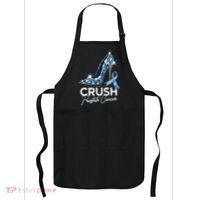 Crush Prostate Cancer Awareness Light Blue Ribbon High Apron thumb 0