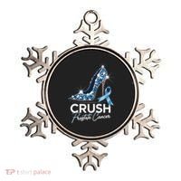 Crush Prostate Cancer Awareness Light Blue Ribbon High Ornament thumb 0