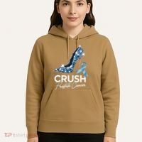 Crush Prostate Cancer Awareness Light Blue Ribbon High Hoodie thumb 5