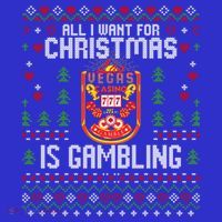 Christmas Poker Casino Gambling Las Vegas Ugly Xmas Sweater Great Gift T-Shirt thumb 7
