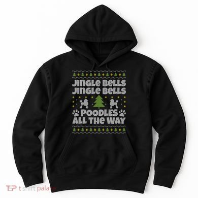 Christmas Poodle Cool Gift Hoodie