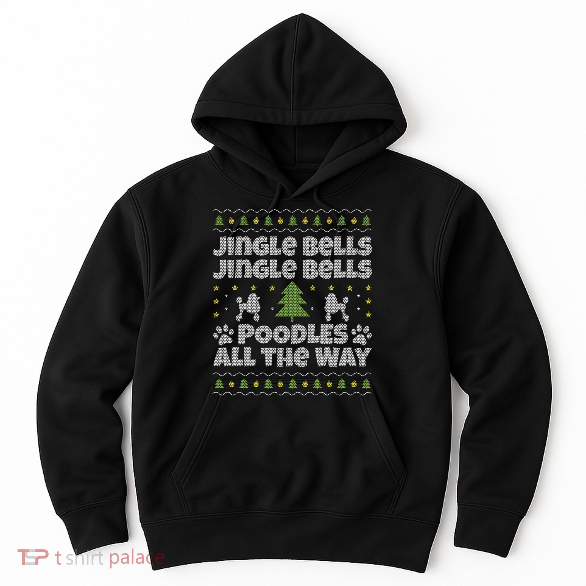 Christmas Poodle Cool Gift Hoodie