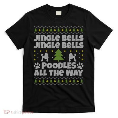 Christmas Poodle Cool Gift T-Shirt