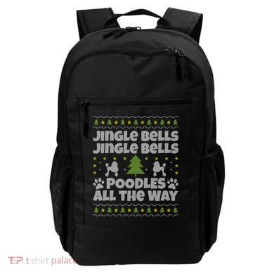 Christmas Poodle Cool Gift Backpack