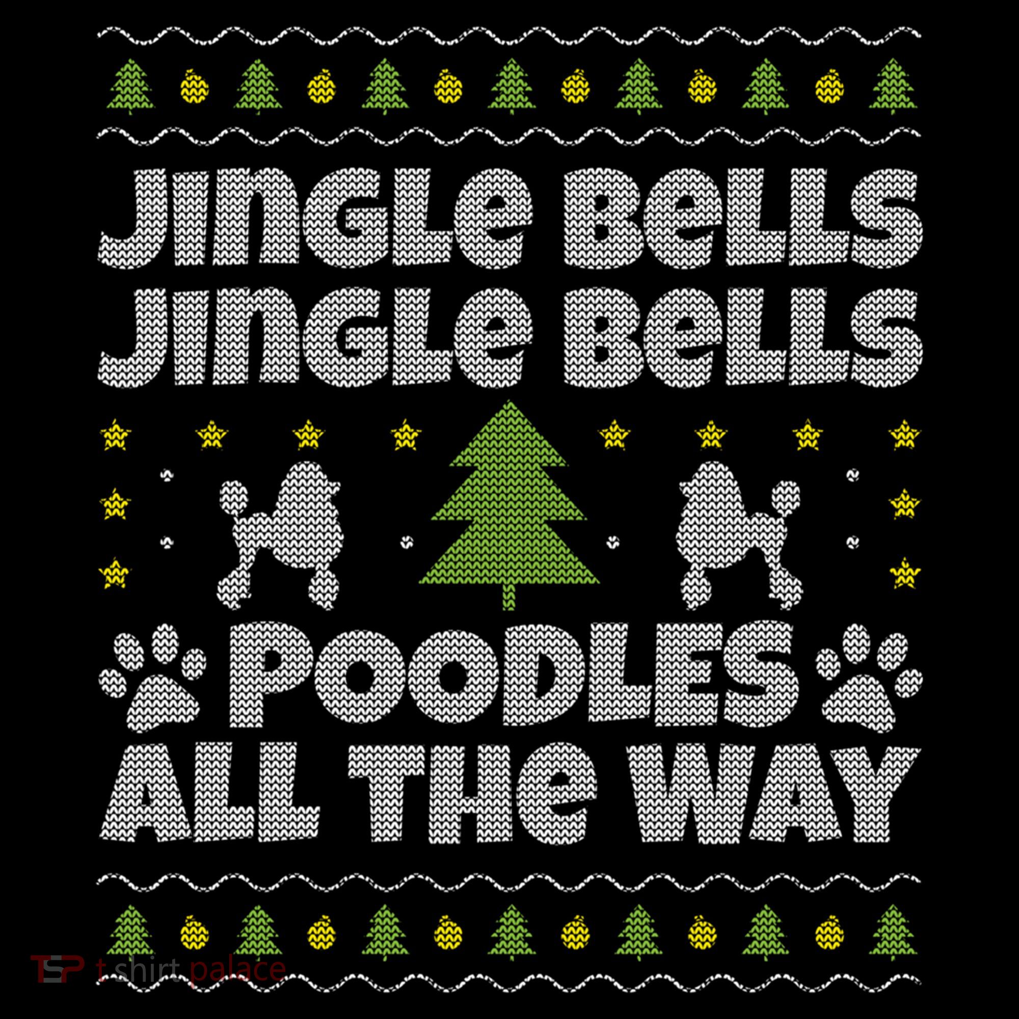Christmas Poodle Cool Gift Polo