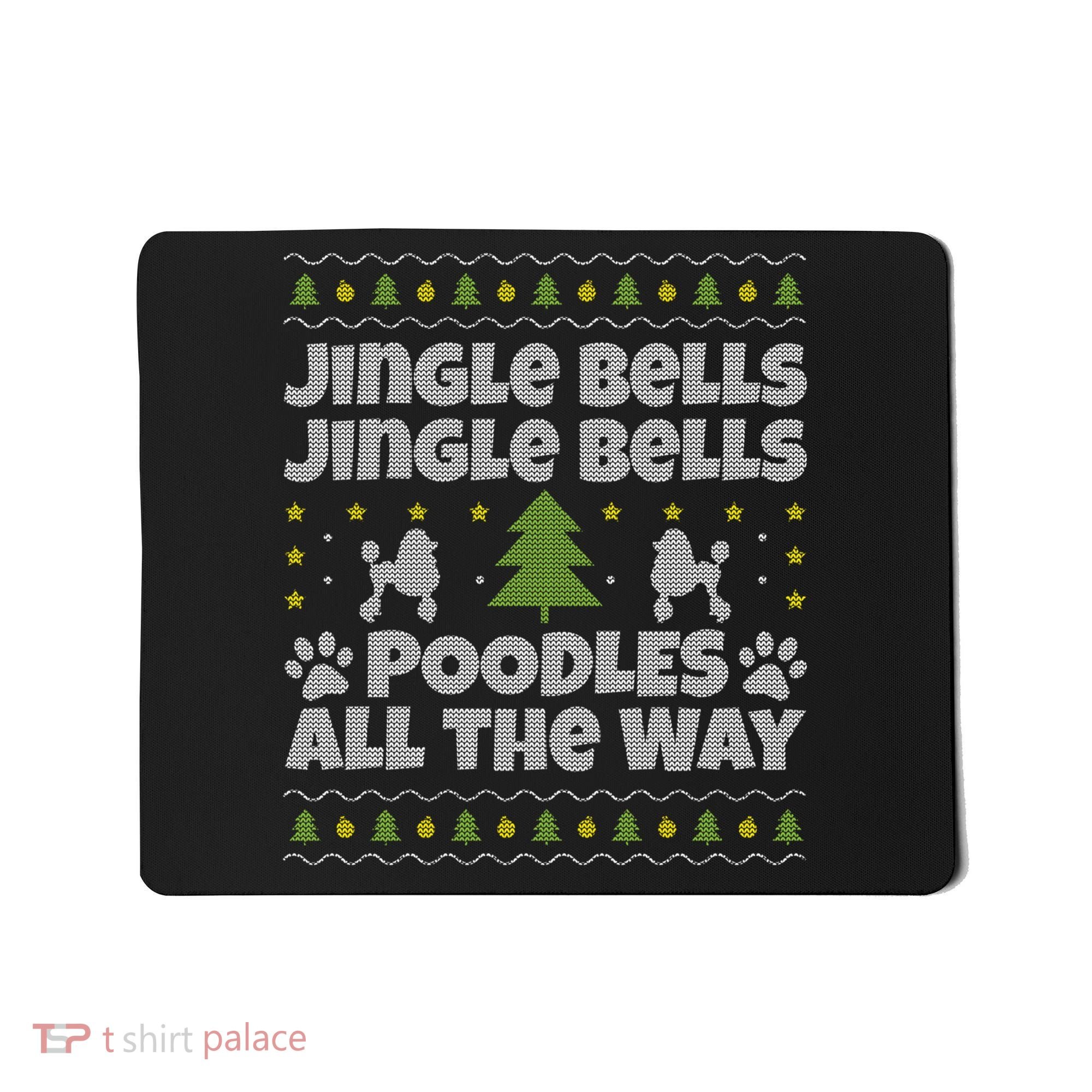 Christmas Poodle Cool Gift Mousepad