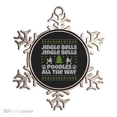 Christmas Poodle Cool Gift Ornament