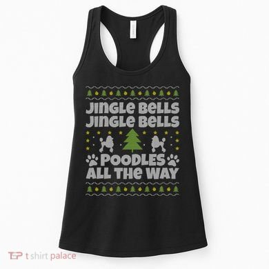 Christmas Poodle Cool Gift Women's Tank Top