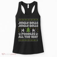 Christmas Poodle Cool Gift Women's Tank Top thumb 0