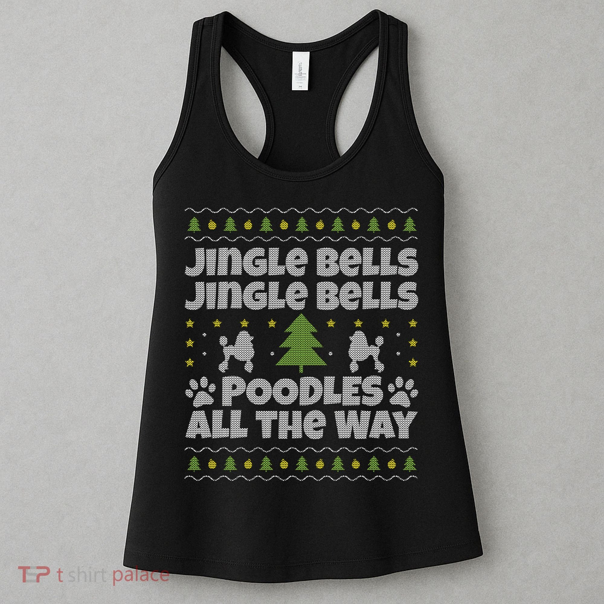 Christmas Poodle Cool Gift Women's Tank Top