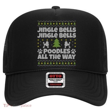 Christmas Poodle Cool Gift Hat