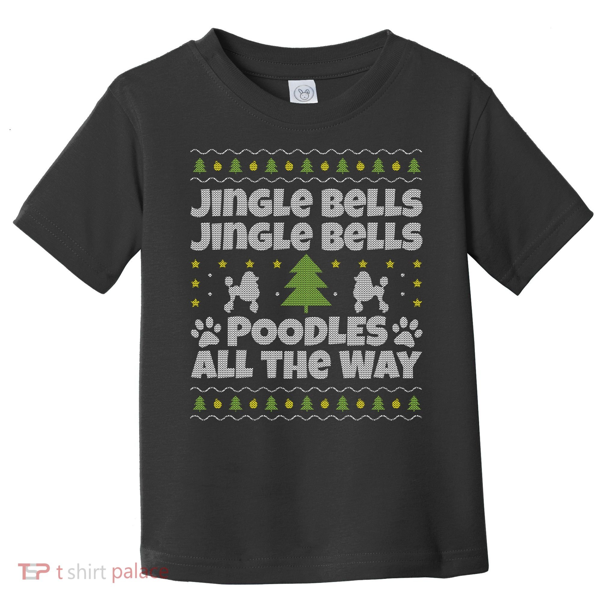 Christmas Poodle Cool Gift Toddler T-Shirt