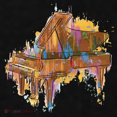 Colorful Piano Ladies PosiCharge Tri-Blend Wicking Tank