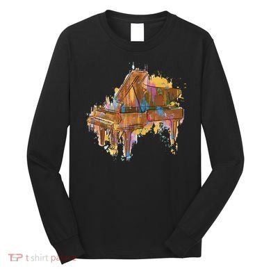 Colorful Piano Long Sleeve Shirt