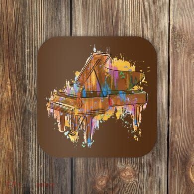 Colorful Piano Coaster
