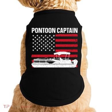 Cool Pontoon Captain Art Pontoon Boat Captain Doggie Tank