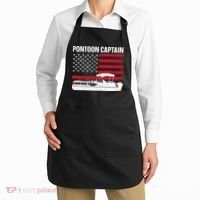Cool Pontoon Captain Art Pontoon Boat Captain Apron thumb 2