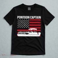 Cool Pontoon Captain Art Pontoon Boat Captain T-Shirt thumb 5