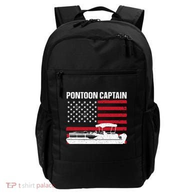 Cool Pontoon Captain Art Pontoon Boat Captain Backpack