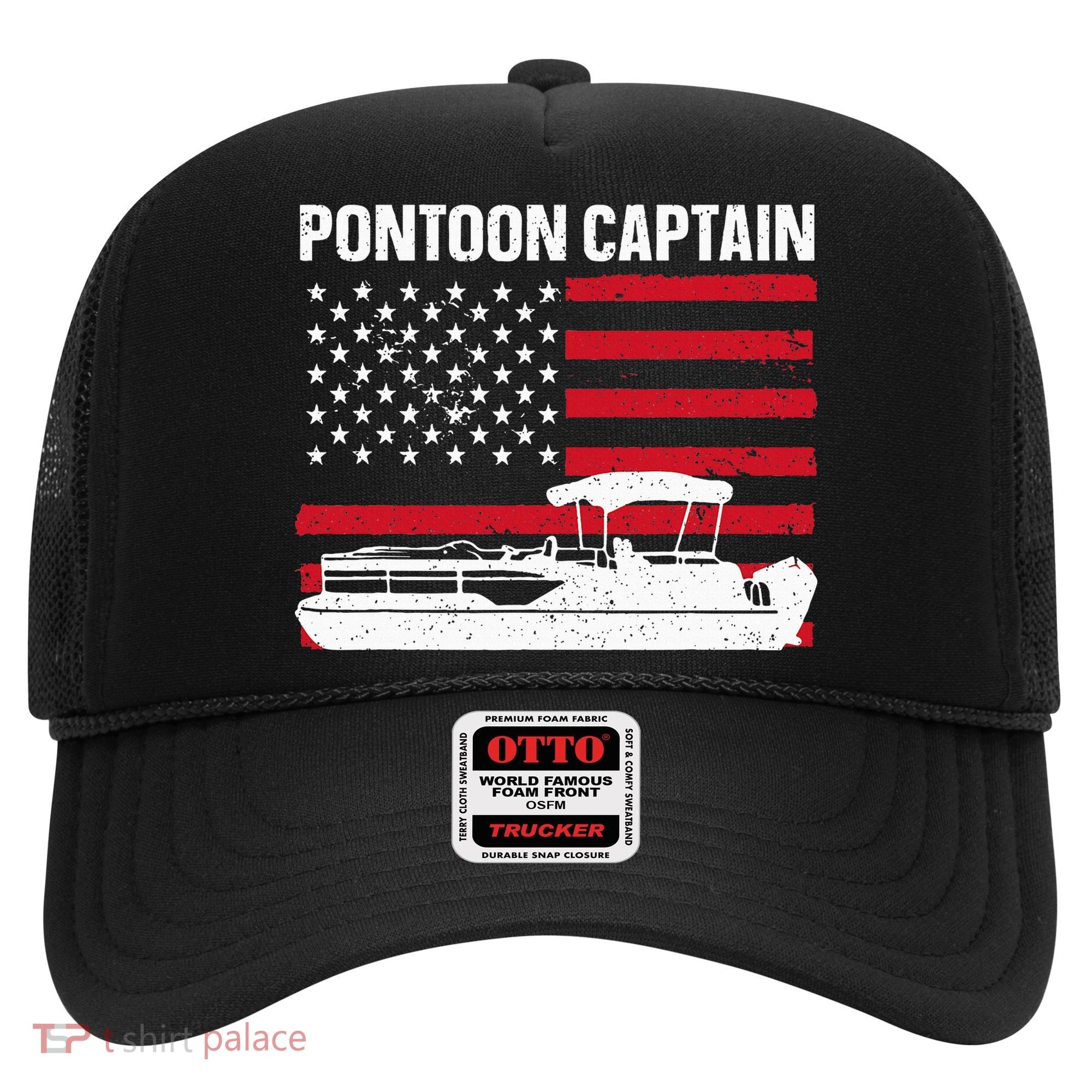 Cool Pontoon Captain Art Pontoon Boat Captain Hat